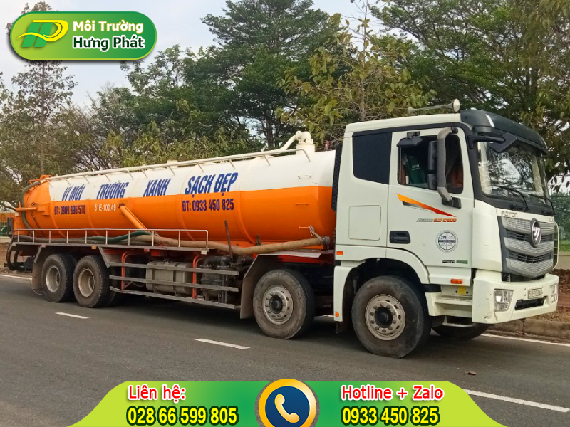 Dịch vụ rút hầm cầu Quang Hồng chất lượng hàng đầu